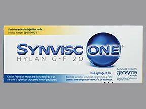 Synvisc-One 48 mg/6 mL intra-articular syringe