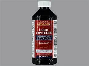 Pain Relief (acetaminophen) 160 mg/5 mL oral liquid
