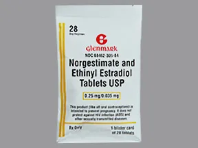 norgestimate 0.25 mg-ethinyl estradiol 35 mcg tablet