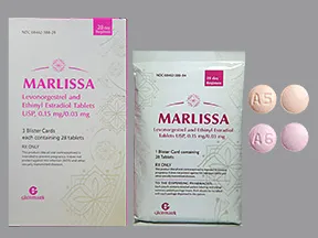 Marlissa (28) 0.15 mg-0.03 mg tablet