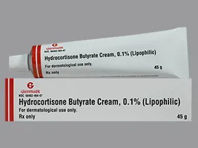 hydrocortisone butyrate-emollient 0.1 % topical cream