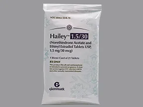 Hailey 1.5 mg-30 mcg tablet