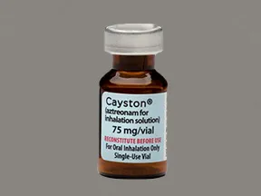 Cayston 75 mg/mL solution for nebulization