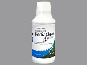 PediaClear-8 12.5 mg/15 mL oral liquid