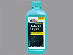 Antacid Regular Strength 200 mg-200 mg-20 mg/5 mL oral suspension