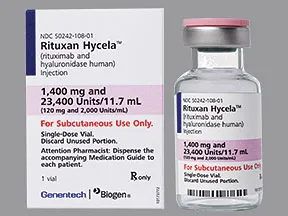 Rituxan Hycela 1,400 mg/11.7 mL (120 mg/mL) subcutaneous solution