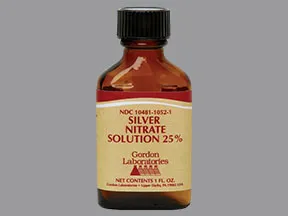 silver nitrate 25 % topical solution