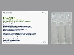 Renacidin 1980.6 mg-59.4mg-980.4mg/30mL irrigation solution