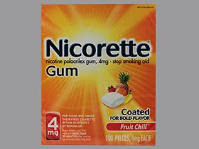 Nicorette 4 mg gum
