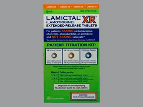 Lamictal XR Starter (Green) 50 mg(14)-100 mg(14)-200 mg(7) tab,ext.rel