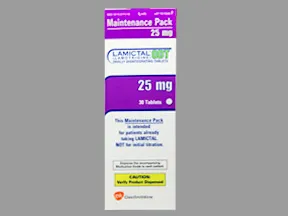 Lamictal ODT 25 mg disintegrating tablet