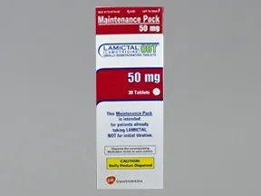 Lamictal ODT 50 mg disintegrating tablet