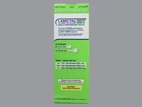 Lamictal ODT Starter (Green) 50 mg (42)-100 mg (14) tablet,disintegrat
