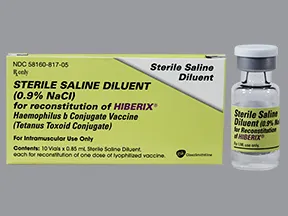 Diluent For Hiberix 0.9 % intramuscular solution