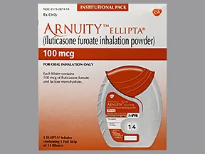 Arnuity Ellipta 100 mcg/actuation powder for inhalation