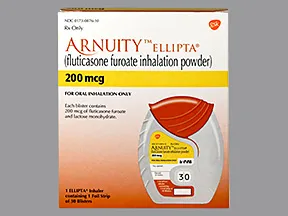 Arnuity Ellipta 200 mcg/actuation powder for inhalation