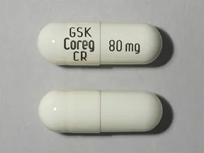 Coreg CR 80 mg capsule, extended release