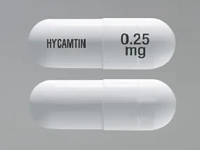 Hycamtin 0.25 mg capsule
