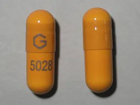 This medicine is a orange, oblong, capsule imprinted with 