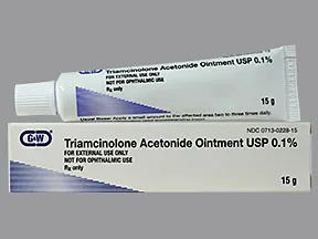 triamcinolone acetonide 0.1 % topical ointment