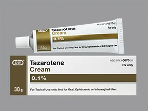 tazarotene 0.1 % topical cream