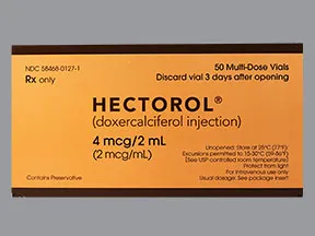 Hectorol 4 mcg/2 mL intravenous solution