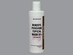 benzoyl peroxide 5 % topical cleanser