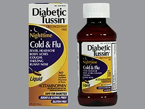 Diabetic Tussin Night Time 12.5 mg-10 mg-325 mg/5 mL oral liquid