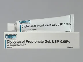 What are side effects of clobetasol propionate