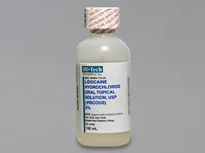 Lidocaine Viscous 2 % mucosal solution