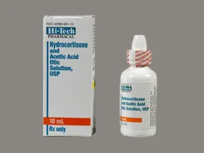 hydrocortisone-acetic acid 1 %-2 % ear drops
