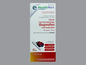 Infant's Ibuprofen 50 mg/1.25 mL oral drops,suspension
