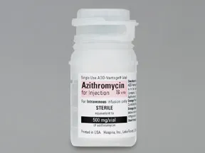 azithromycin 500 mg intravenous solution