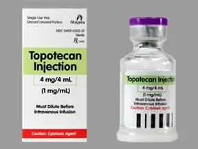 topotecan 4 mg/4 mL (1 mg/mL) intravenous solution