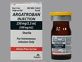 argatroban 100 mg/mL intravenous solution