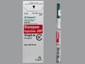 diazepam 5 mg/mL injection syringe