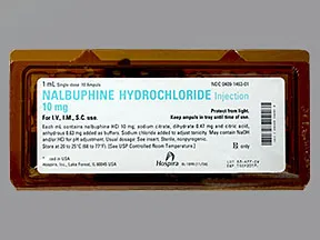 nalbuphine 10 mg/mL injection solution
