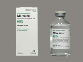 Marcaine 0.5 % (5 mg/mL) injection solution