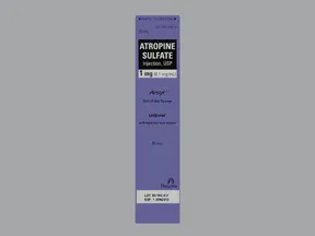 atropine 0.1 mg/mL injection syringe