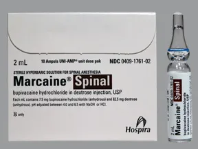 Marcaine Spinal (PF) 0.75 % (7.5 mg/mL) injection solution