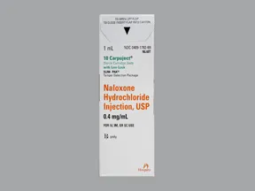 naloxone 0.4 mg/mL injection syringe