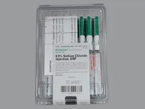 sodium chloride 0.9 % injection syringe