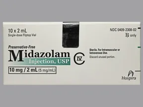 midazolam (PF) 5 mg/mL injection solution