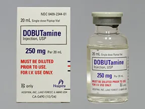 dobutamine 250 mg/20 mL (12.5 mg/mL) intravenous solution