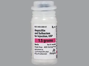 ampicillin-sulbactam 1.5 gram intravenous solution