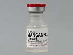 manganese chloride 0.1 mg/mL intravenous solution