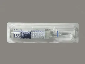 lidocaine (PF) 15 mg/mL (1.5 %) injection solution