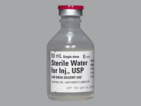 water for injection, sterile injection solution