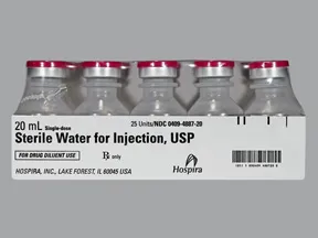 water for injection, sterile injection solution