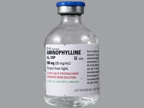 aminophylline 500 mg/20 mL intravenous solution
